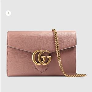 Gucci Marmont Mini Chain Wallet Purse